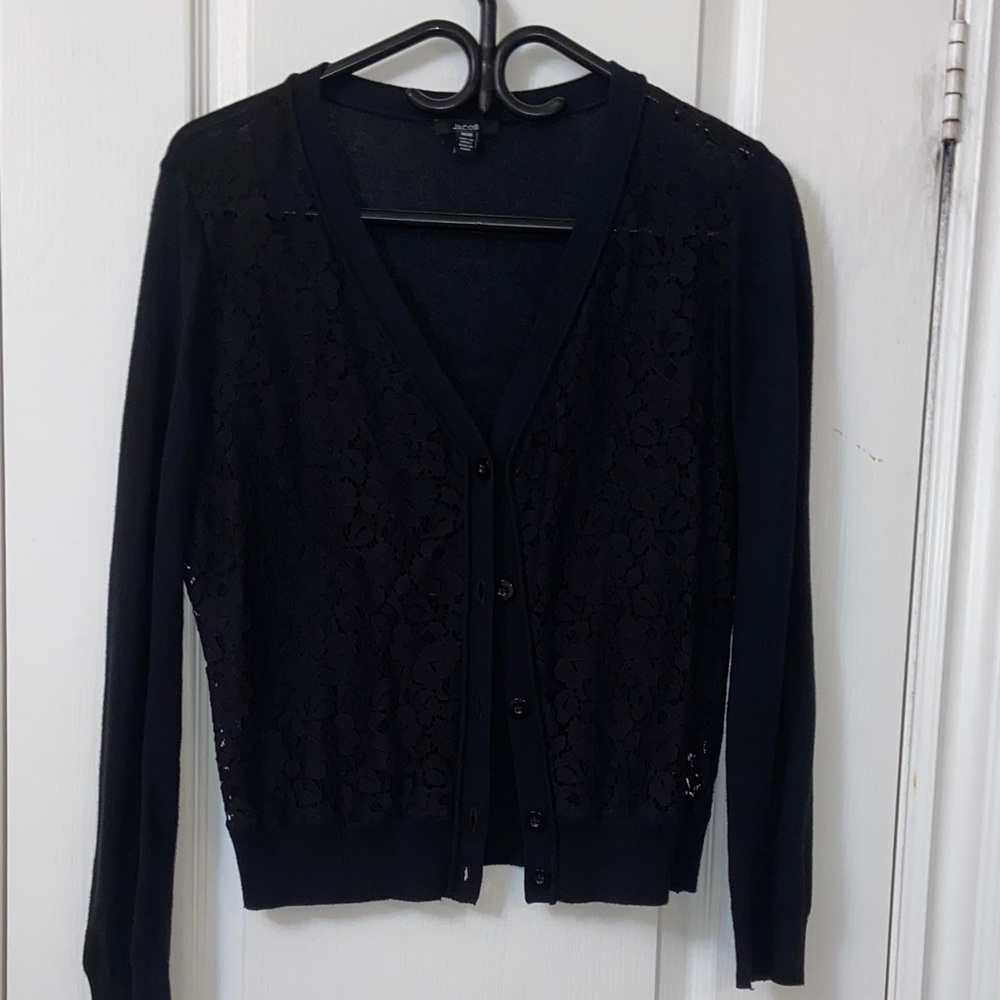 Jacob Black Lace Women's Cardigan